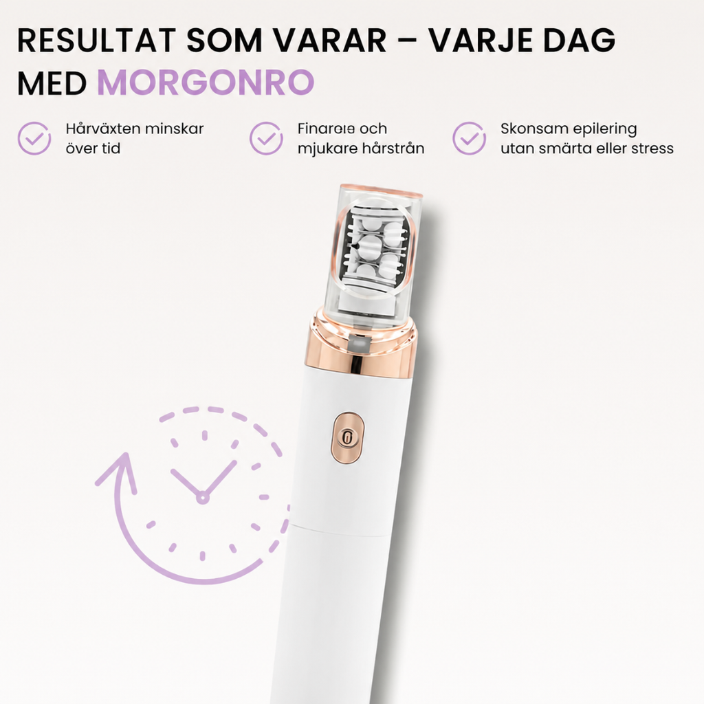 Morgonro- Skonsam Hårborttagning Utan Irritation